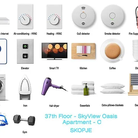 37th Floor - Skyview Oasis - C Daire *